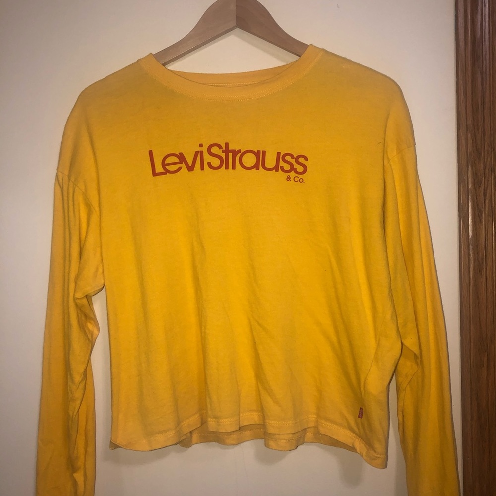 LeviStrauss yellow long sleeve top